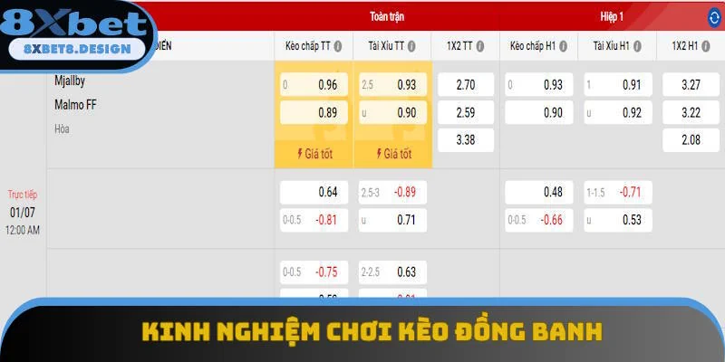 Kinh nghiệm chơi kèo đồng banh hữu hiệu Kinh nghiệm chơi kèo đồng banh hữu hiệu